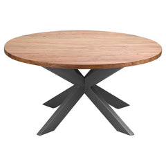 Live Edge Collection Large Round Dining Table Image 1