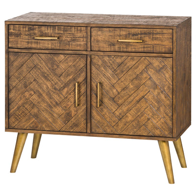 Havana Gold 2 Door 2 Drawer Sideboard Image 1