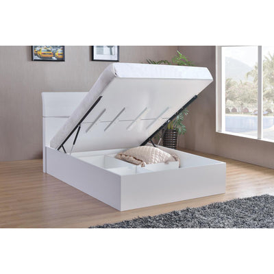 Arden High Gloss Storage Bed King Size Image 1